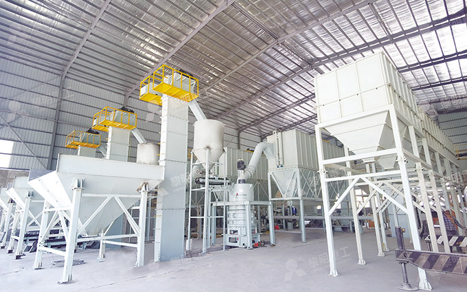 สายการผลิตผงละเอียดพิเศษแคลเซียมหนักพร้อมเครื่องบดแบบแหวน MW